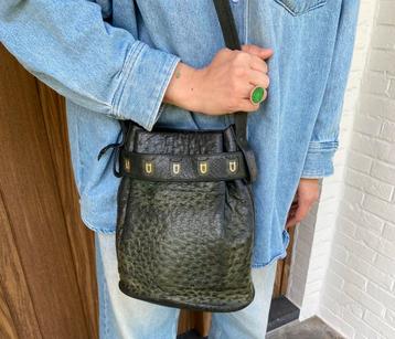 Delvaux model Calicot in struisvogelleder! Uiterst zelfzaam!, Enlèvement, Comme neuf