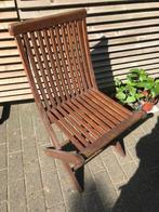 Tuinstoel, Jardin & Terrasse, Chaises de jardin, Bois, Enlèvement, Utilisé, Pliant