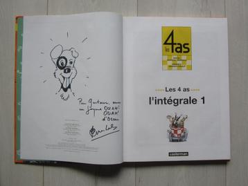 Les 4 as - Intégrale 1 - dédicacée avec dessin beschikbaar voor biedingen