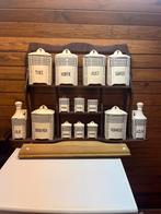 oude antieken keukenrek met potten, Ophalen, Zo goed als nieuw