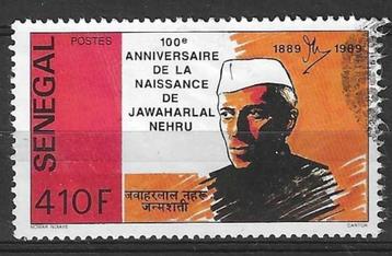 Senegal 1989 - Yvert 831 - Jawaharlal Nehru - 410 F (ST) beschikbaar voor biedingen