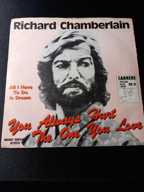 Richard Chamberlain ‎– You Always Hurt '' Popcorn ", Cd's en Dvd's, Vinyl Singles, Zo goed als nieuw, Single, Pop, 7 inch, Ophalen of Verzenden