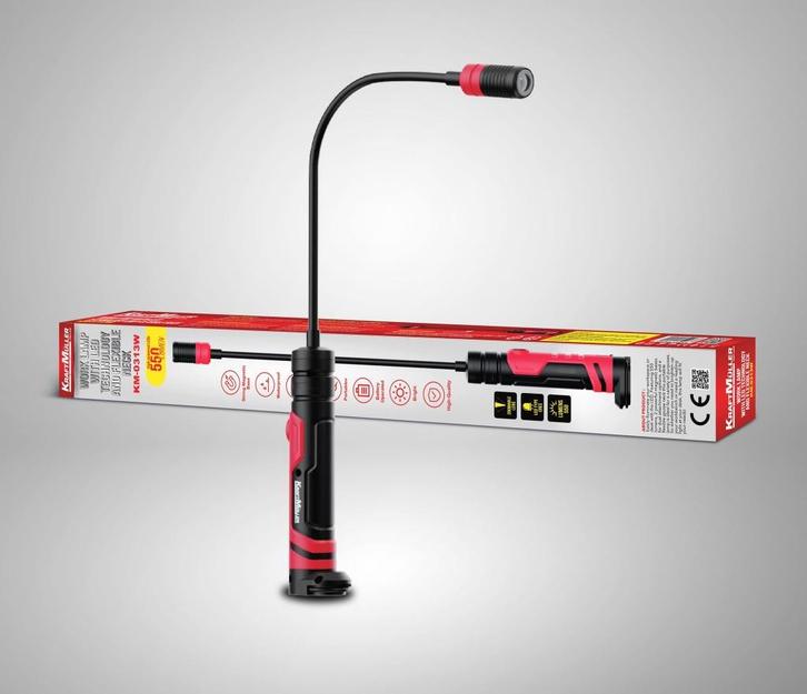 Lampe de travail flexible et aimantée KRAFTMULLER, Autos : Pièces & Accessoires, Éclairage, Neuf, Enlèvement