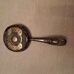 Antiek handspiegel en poederdoos, Handtassen en Accessoires, Broches, Ophalen of Verzenden, Zo goed als nieuw, Zilver, Zilver