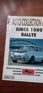 Simca 1000 Rallye overzicht  Auto Passion, Ophalen of Verzenden, Zo goed als nieuw
