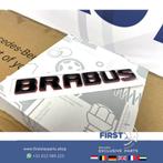 BRABUS ROCKET STICKER LETTERS ZWART / ROOD LOGO ACHTERKLEP L, Auto-onderdelen, Ophalen of Verzenden, Gebruikt, Achter, Mercedes-Benz