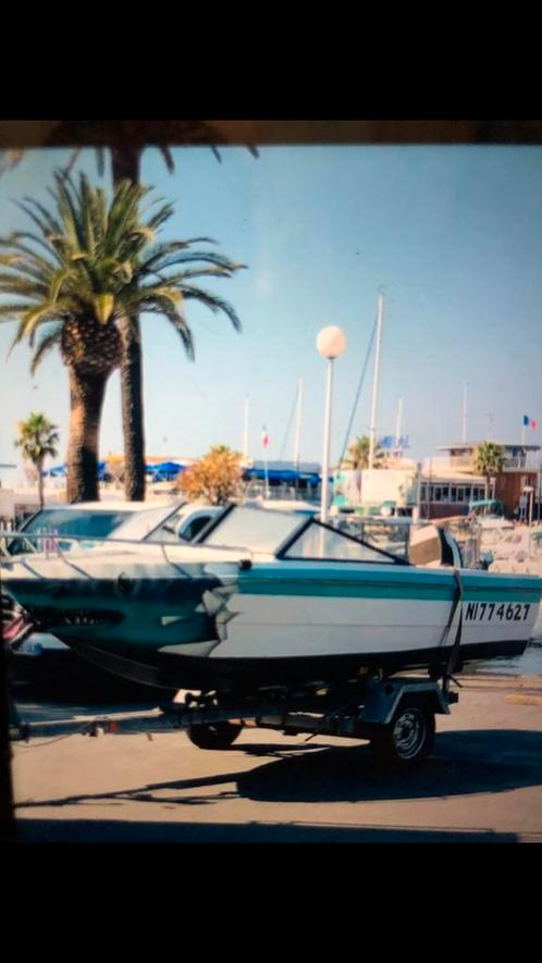 Rocca Alpha Design Shark, Watersport en Boten, Speedboten, 3 tot 6 meter, Benzine, Minder dan 70 pk, Polyester, Buitenboordmotor