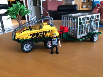 Playmobil 4175 Dinosaurus Amfibievoertuig  met Deinoncychus, Enlèvement ou Envoi, Utilisé, Ensemble complet
