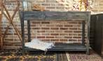 Stoere sidetable met 3 lades- brocant sober robuust, Huis en Inrichting, Ophalen of Verzenden, Nieuw