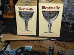 Bierglazen.Westmalle.Trappistenbier 17 en 25 cl.Chimay, Comme neuf, Autres marques, Enlèvement ou Envoi, Verre ou Verres