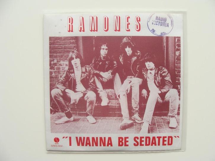 Ramones – I Wanna Be Sedated (1979), Cd's en Dvd's, Vinyl Singles, Single, Rock en Metal, 7 inch, Ophalen of Verzenden