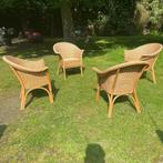 Rieten tuinzetels, Tuin en Terras, Ophalen, Zo goed als nieuw, Rotan