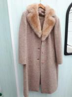 heel mooie warme dames mantel/jas beige-grijs – echte wol, Kleding | Dames, Jassen | Winter, Ophalen, Beige