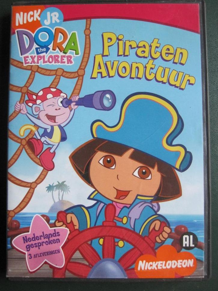 Dora - Piraten Avontuur, Cd's en Dvd's, Dvd's | Tekenfilms en Animatie, Zo goed als nieuw, Amerikaans, Tekenfilm, Alle leeftijden