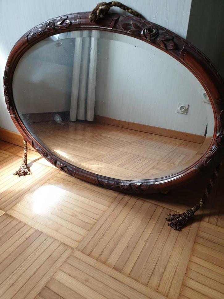 Heel oude spiegel, Antiek en Kunst, Antiek | Spiegels, Ophalen