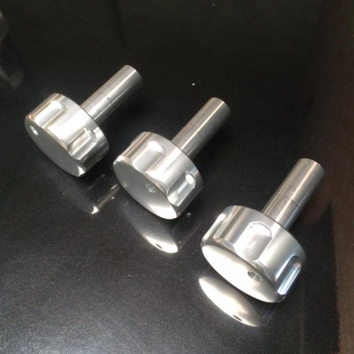 MG TF MGF set aluminium verwarmings knoppen nieuw MGTF MG F, Auto-onderdelen, Dashboard en Schakelaars, MG, Rover, Nieuw, Ophalen of Verzenden