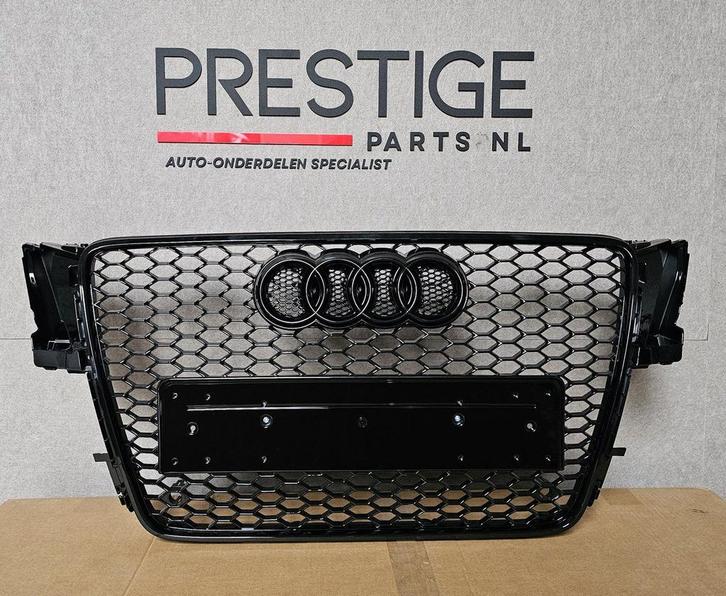 Grill Audi A5 8T RS LOOK HOOGLANS ZWART bj.2007-2012 GRILLE, Auto-onderdelen, Overige Auto-onderdelen, Nieuw, Ophalen of Verzenden