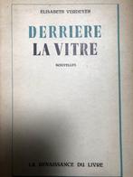 Elisabeth Verdeyen, Derrière la vitre, 1955, Livres, Enlèvement ou Envoi, Elisabeth Verdeyen