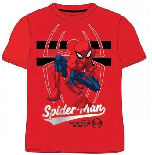 Spiderman T-shirt - Rood - Maat 116 - 122 - 128 - 134, Enfants & Bébés, Vêtements enfant | Taille 116, Neuf, Garçon, Chemise ou À manches longues