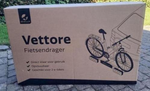 Nieuw Fietsendrager Stella Vettore, Auto diversen, Fietsendragers, Nieuw, Trekhaakdrager, 2 fietsen, Brede banden, Elektrische fiets
