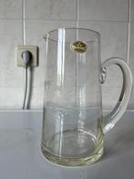 Glazen waterkaraf, Ophalen of Verzenden, Zo goed als nieuw, Glas, Glas of Glazen