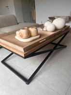 Eettafel + salontafel + bijzettafel + 6 stoelen, Huis en Inrichting, Complete eetkamers, Ophalen, Zo goed als nieuw