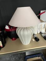 Mooie decoratieve tafellamp – keramiek & stoffen kap, 50 tot 75 cm, Stof, Landelijk, klassiek, Ophalen of Verzenden