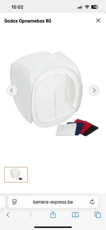 Tent voor product fotografie beschikbaar voor biedingen