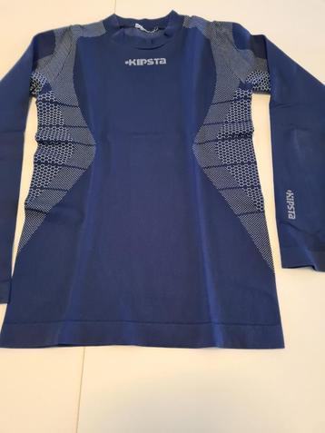 Chemise isotherme bleue Kipsta taille 8y, Garçon ou Fille, Chemise ou À manches longues, Comme neuf, Enlèvement