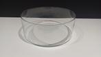 Glazen vaas 10cm hoog x 25cm breed in goede staat, Huis en Inrichting, Woonaccessoires | Vazen, Overige kleuren, Ophalen of Verzenden