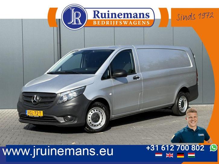 Mercedes-Benz Vito 114 CDI 136 PK / L3H1 / 1e EIG. / TREKHAA, Auto's, Bestelwagens en Lichte vracht, ABS, Airconditioning, Centrale vergrendeling