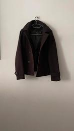 Zwarte jas met capuchon S, Ophalen of Verzenden, Zo goed als nieuw, Maat 36 (S), Zwart