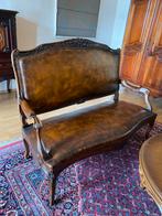 Lederen brocante salon, Antiek en Kunst, Ophalen