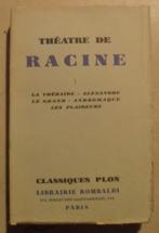 Théatre de Racine I, Livres, Art & Culture | Danse & Théâtre, Enlèvement ou Envoi