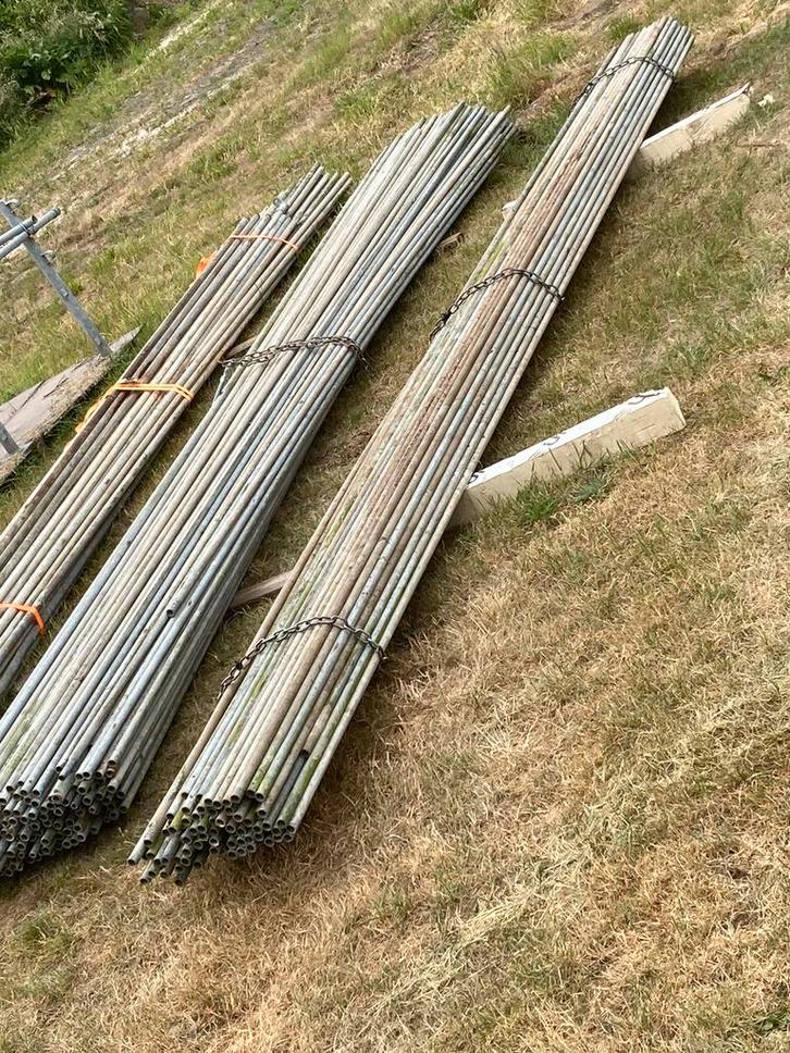 Gordingen, Verzinkte dikwandige stalen buis, Bricolage & Construction, Métaux, Comme neuf, Enlèvement