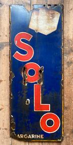 Emaille bord Solo, Verzamelen, Ophalen, Gebruikt, Reclamebord
