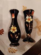 2 kobalt porseleinen vaasjes, Antiek en Kunst, Ophalen of Verzenden