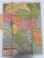 Vintage Landkaart Balkan De Rouck 37 1/2200000 Jaren 20 - 30, Ophalen of Verzenden, Aardrijkskunde