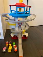 Paw patrol toren met 6 autos, Kinderen en Baby's, Speelgoed | Actiefiguren, Ophalen of Verzenden, Zo goed als nieuw