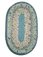 Uniek ovaal vloerkleed - 93x56cm/handgemaakt/cadeau-idee, Ophalen of Verzenden, Nieuw