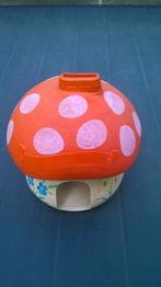 Spaarpot Schleich smurfenhuis – Zeldzaam, Ophalen of Verzenden, Gebruikt, Overige Smurfen, Huisje of Attribuut