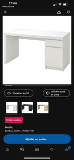 Bureau IKEA 140x65 cm, Maison & Meubles, Armoires | Penderies & Garde-robes, Comme neuf