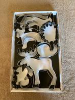 6 uitsteekvormen in metaal (diertjes), Hobby en Vrije tijd, Taarten en Cupcakes maken, Ophalen of Verzenden, Zo goed als nieuw