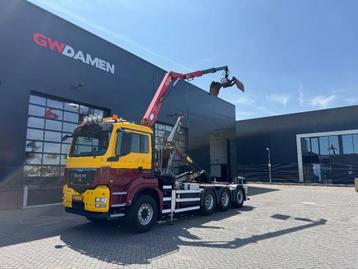MAN TGS 35.440 8x4 Tridem Hooklift/ HMF 1643-Z2 Euro 5 beschikbaar voor biedingen