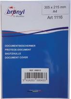 Bronyl U-mapje uit transparante PVC van 180 micron, ft A4, Diversen, Ophalen of Verzenden, Nieuw