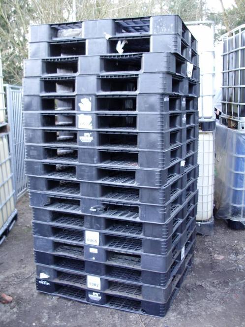 gebruikte plastieken palletten 2de keuze, Doe-het-zelf en Bouw, Hout en Planken, Nieuw, Ophalen