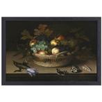 Nature morte avec corbeille de fruits - Balthasar van der As, Envoi, Création originale, 50 à 75 cm, 50 à 75 cm