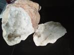 Grote bergkristal geode 28x20x18, Collections, Minéraux & Fossiles, Enlèvement ou Envoi