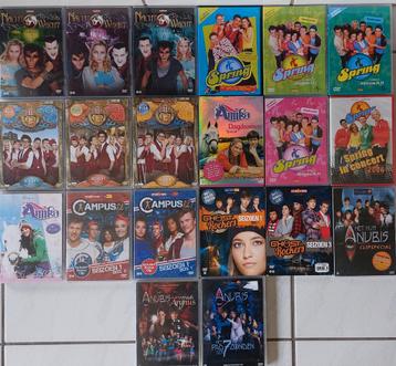 Dvd's Het huis Anubis Spring Amika Hotel13 Ghostrockers Camp beschikbaar voor biedingen