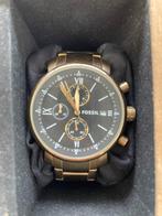 Gouden dameshorloge Fossil, Handtassen en Accessoires, Horloges | Dames, Ophalen, Zo goed als nieuw, Polshorloge, Fossil